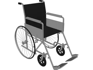 Wheelchair 3D Model