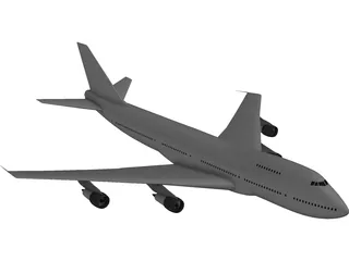 Boeing 747 3D Model