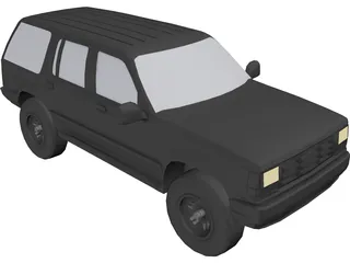 Ford Explorer (1993) 3D Model