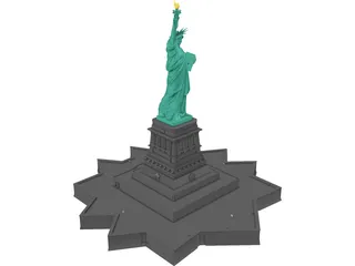 Statue Of Liberty 3D Model