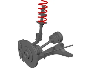 Suspension Front 3D Model