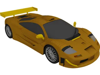 McLaren F1 GT1 (1997) 3D Model