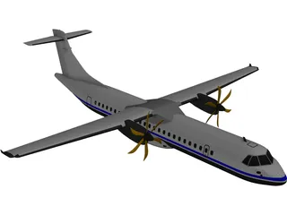 ATR 72 3D Model