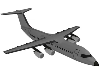 British Aerospace BAe 146-300 3D Model