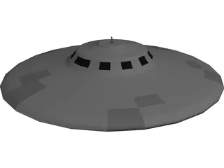 Flying Saucer 3D Model