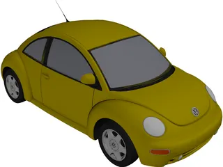 Volkswagen Beetle (1998) 3D Model