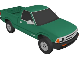 Chevrolet S10 Pickup (1994) 3D Model