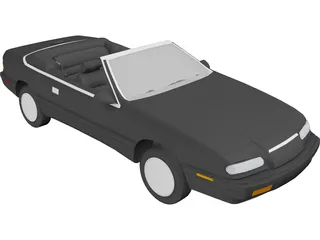 Chrysler Lebaron Convertible (1993) 3D Model