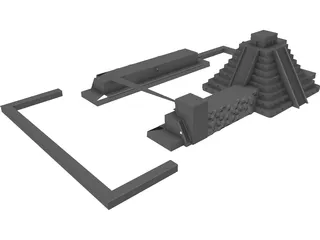 Chichen Itza 3D Model