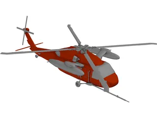 Sikorsky UH-60 Black Hawk 3D Model