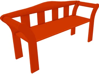 Bench 3D Model