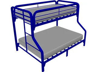 Bed Bunk 3D Model