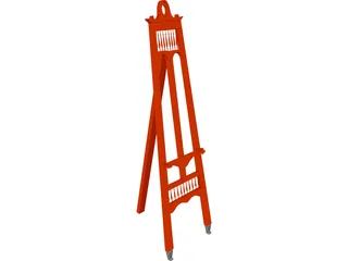 Easel 3D Model