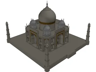 Taj Mahal 3D Model