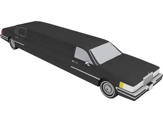 Lincoln Limousine 3D Model