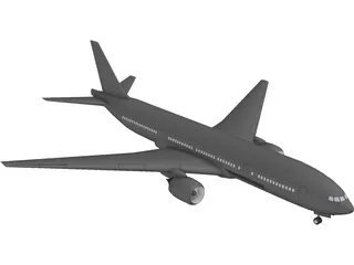 Boeing 777 3D Model