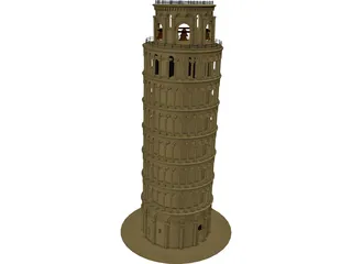 Tower Of Pisa 3D Model