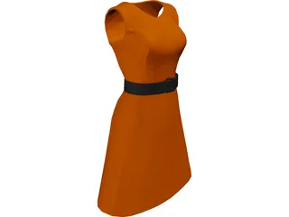 Woman Dress 3D Model