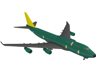 Boeing 747-400 3D Model