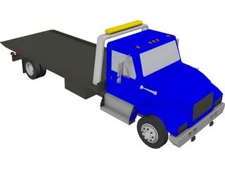 Wrecker Flatbed 3D Model