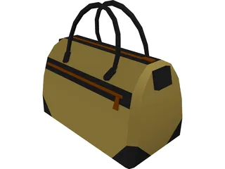 Duffel Sports Bag 3D Model