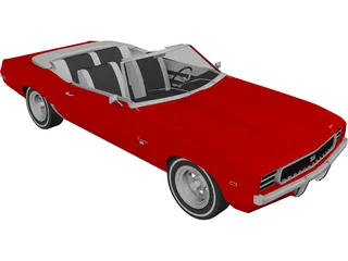 Chevrolet Camaro SS (1969) 3D Model