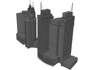 Building Office 3D Model