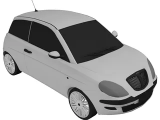 Lancia Ypsilon (2003) 3D Model