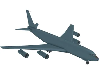 KC-135R Stratotanker 3D Model