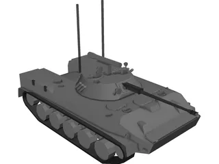 BMD-3 Airborne IFV 3D Model