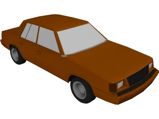 Plymouth Reliant (1985) 3D Model