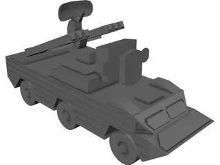 SA-8 SAM 3D Model