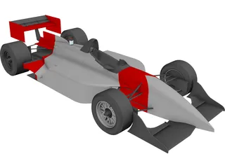 Indy Car 3D Model