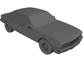 Jaguar XJ6 (1989) 3D Model