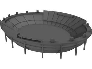 Modern Stadium 3D Model