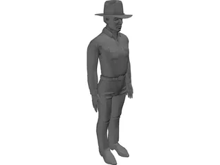 Cowboy 3D Model