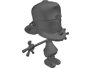 Kid Paddle 3D Model