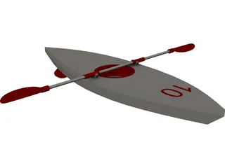 Kayak 3D Model