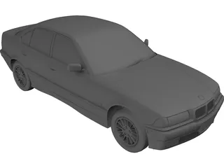 BMW 325i (1996) 3D Model