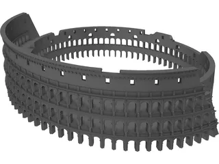 Coliseum Roman 3D Model