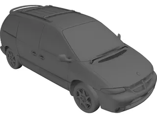 Dodge Caravan Sport (2000) 3D Model