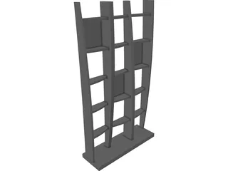 Bookcase 3D Model