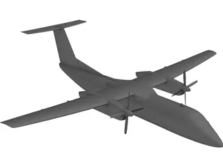 de Havilland Canada DHC-8 3D Model