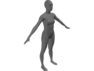 Woman African-American 3D Model