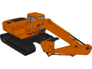 Excavator 3D Model