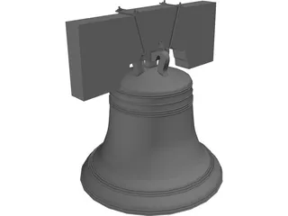 Liberty Bell 3D Model