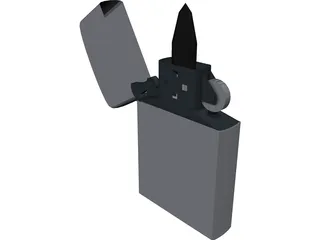 Zippo Lighter 3D Model