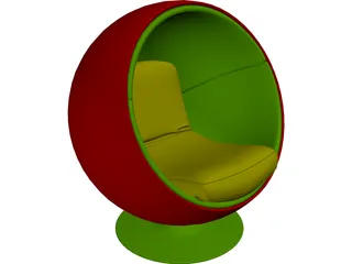 Egg Chair 3D Model
