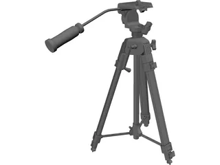 Camera Tripod 3D Model