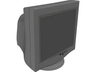 Philips Monitor 3D Model